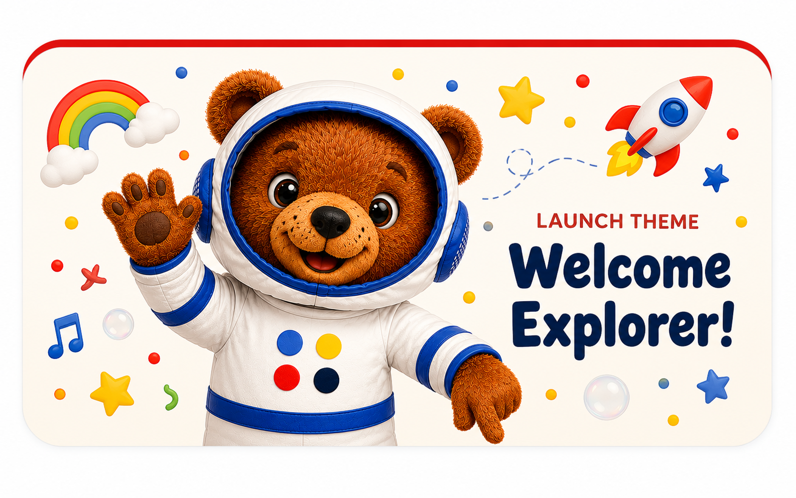 Lucas welcoming little explorers