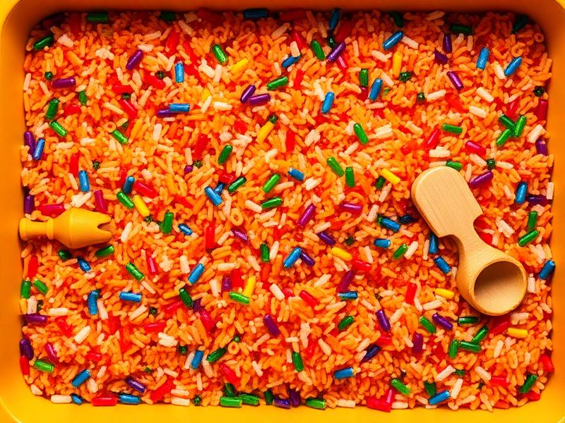 How to make sensory rice at home (and why it works)