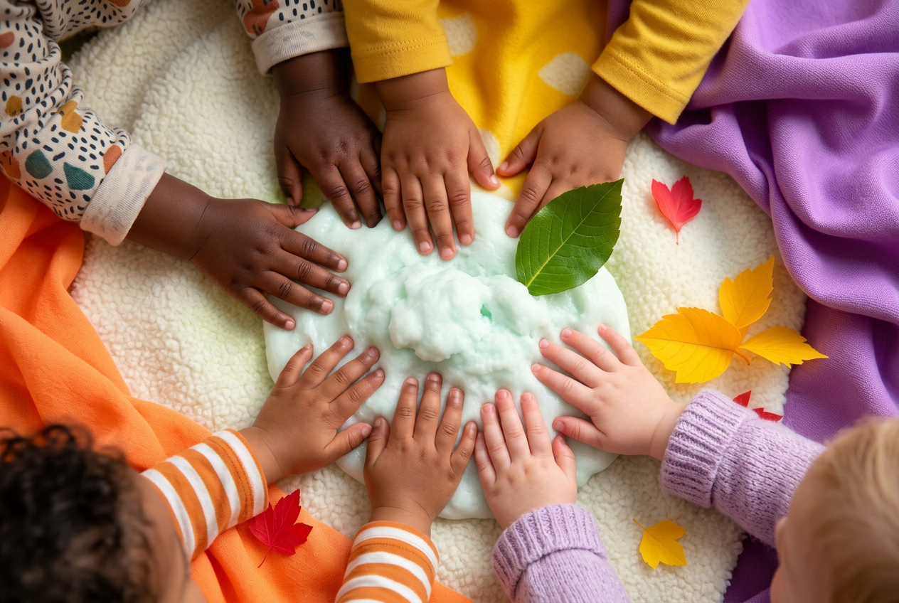 Textures session recap — what the children discovered